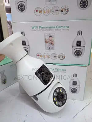 Wifi Smart Dual Lens Bulb Camera 360 V380 Bulb PTZ Camera