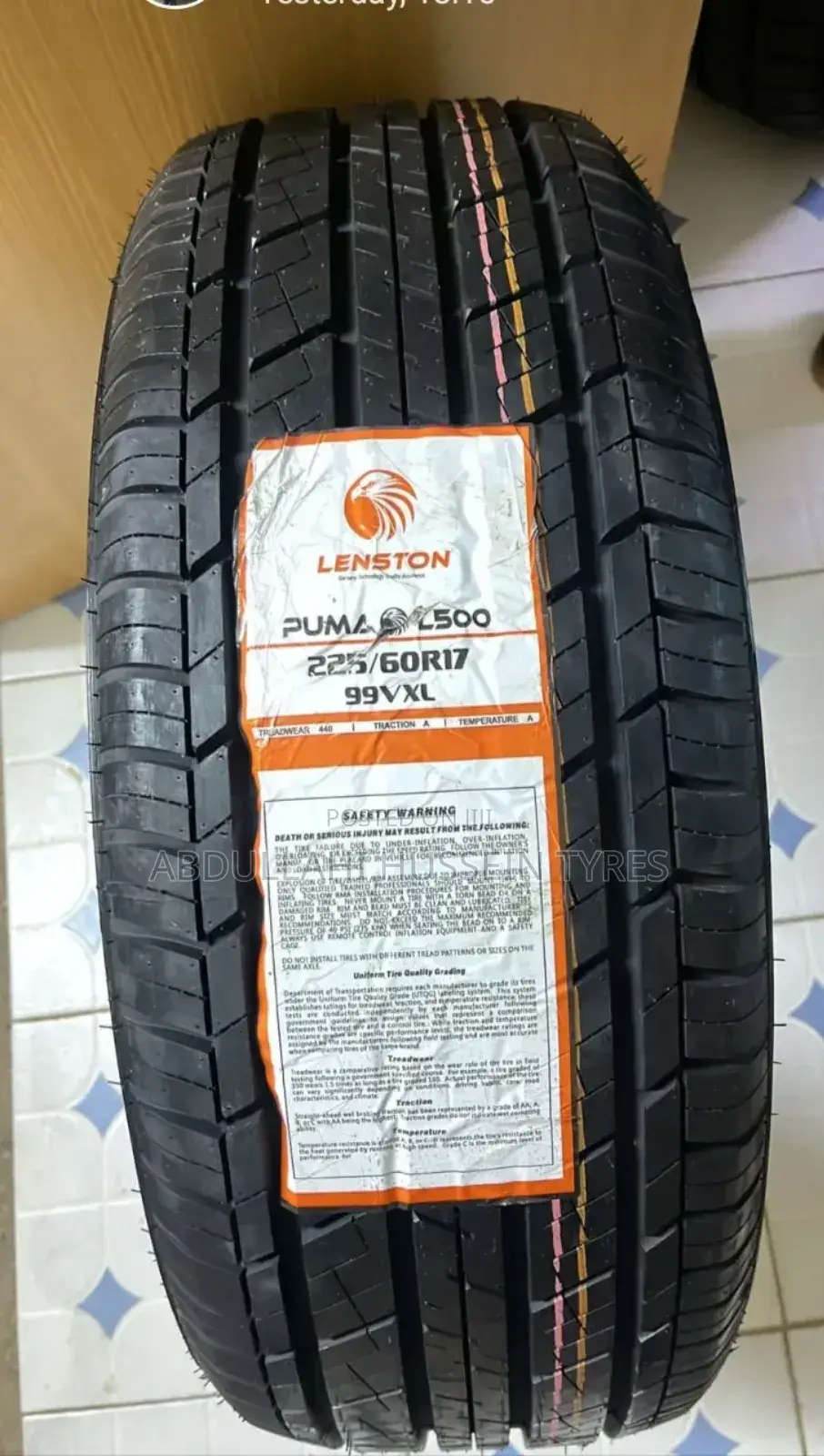 225/60 R17 Lensto Tyres