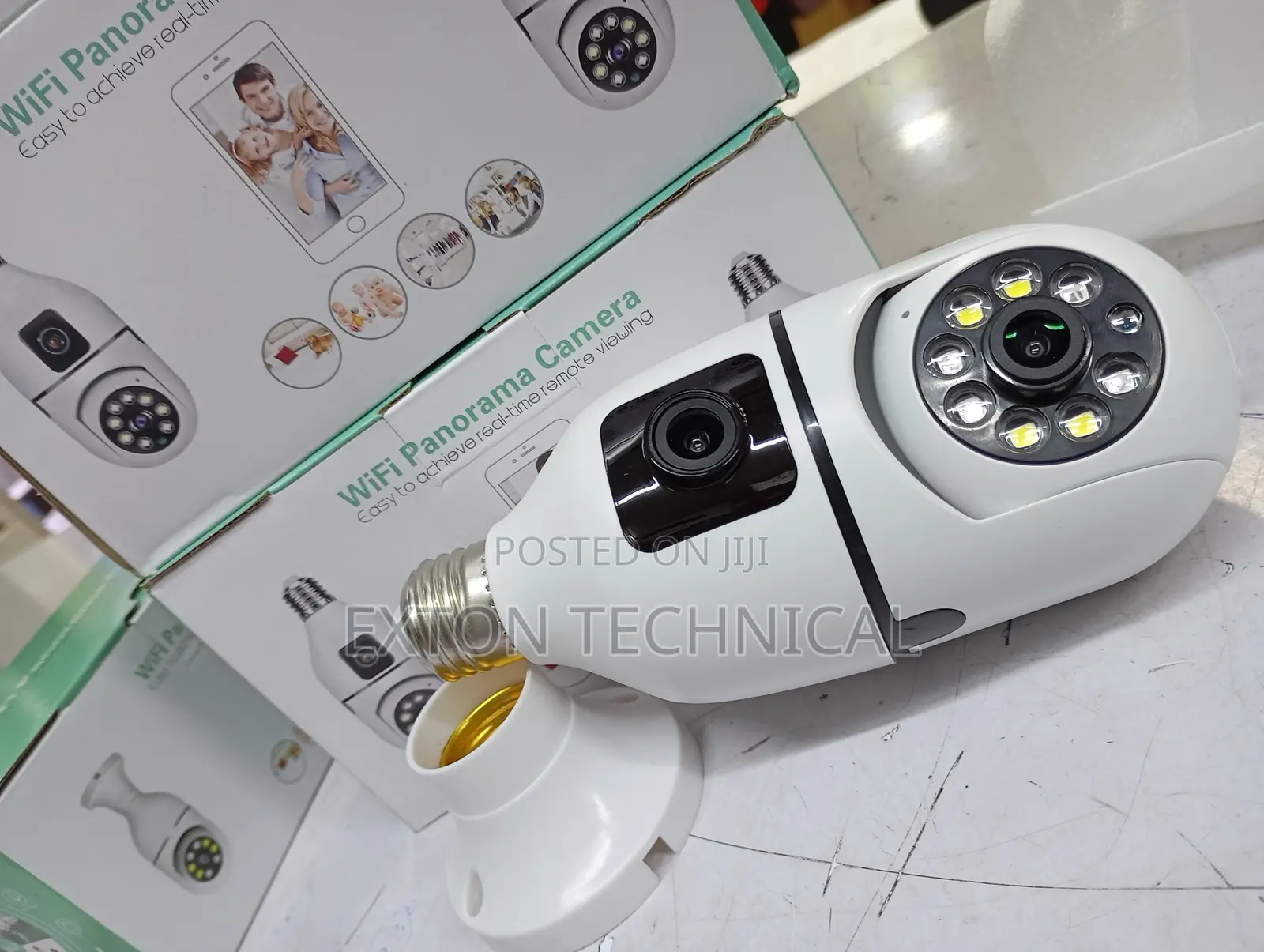 Dual Lens Bulb Camera Wifi Camera
