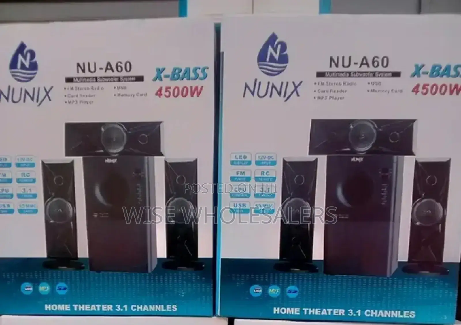Nunix 3.1 Mini Home Theater System Nu-a60° ✓
