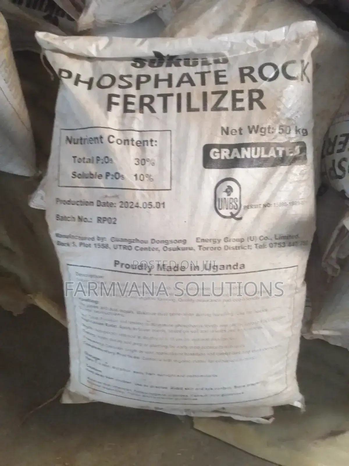 Phosphate Rock Fertilizer