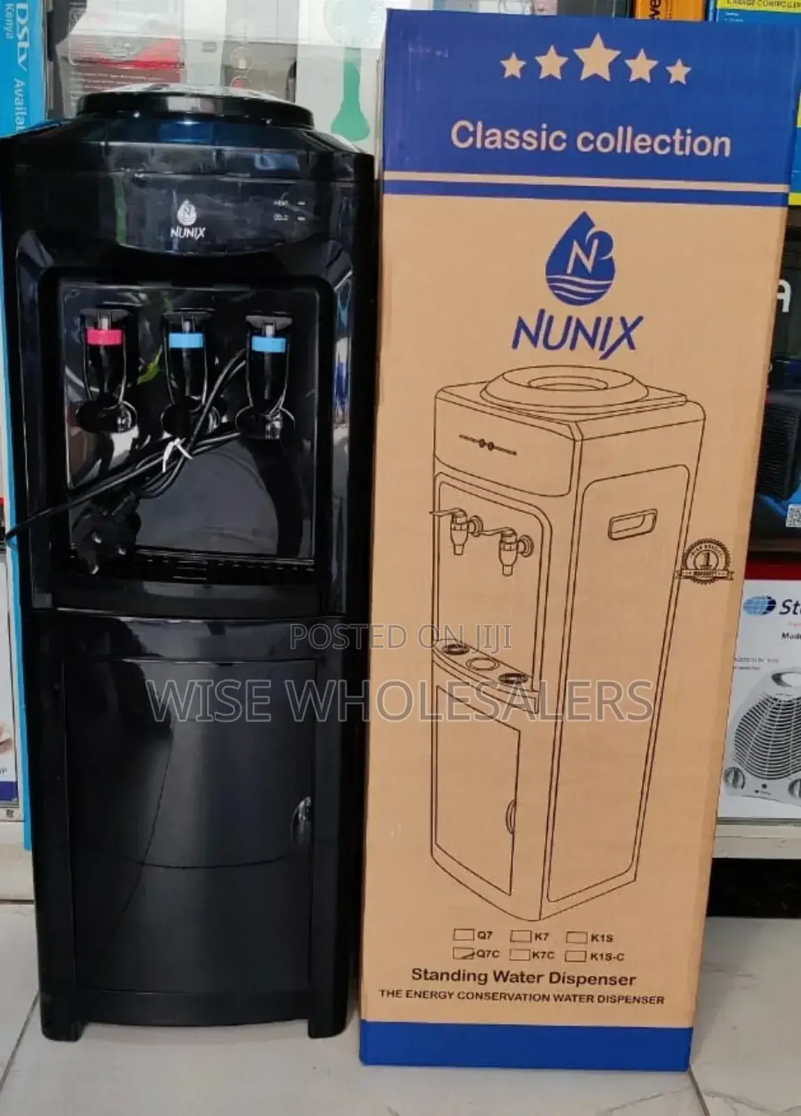 Nunix Q7c 3 Taps Hot, Normal And Cold Water Dispenser