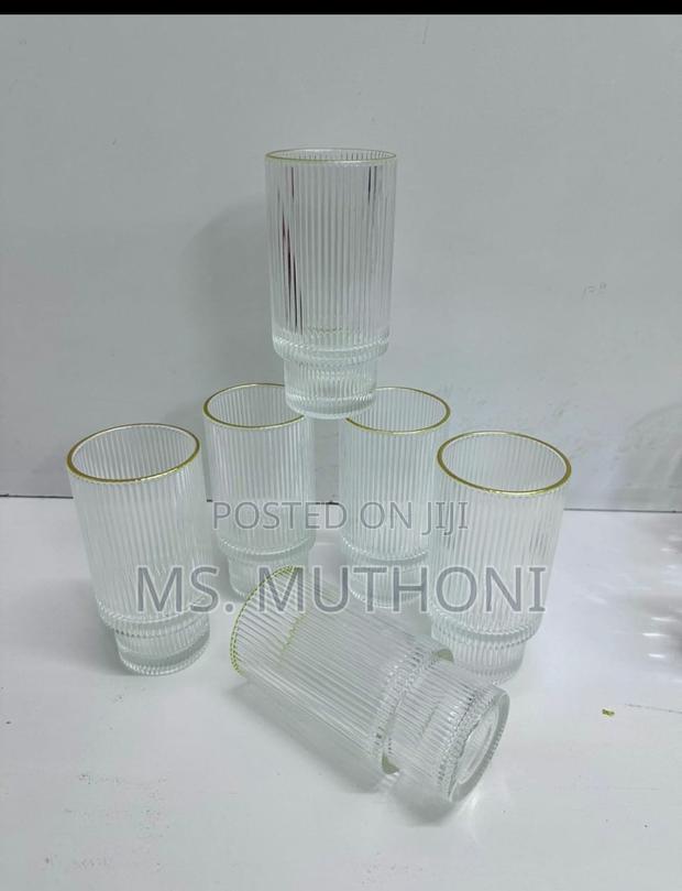 Long Glass With Gold Rim 333ml