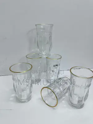 Long Glass With Gold Rim 333ml