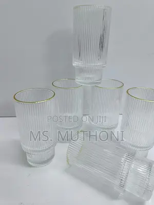 Long Glass With Gold Rim 333ml