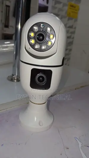 1080P WIFI Dual Lens Bulb Camera V360 Wireless