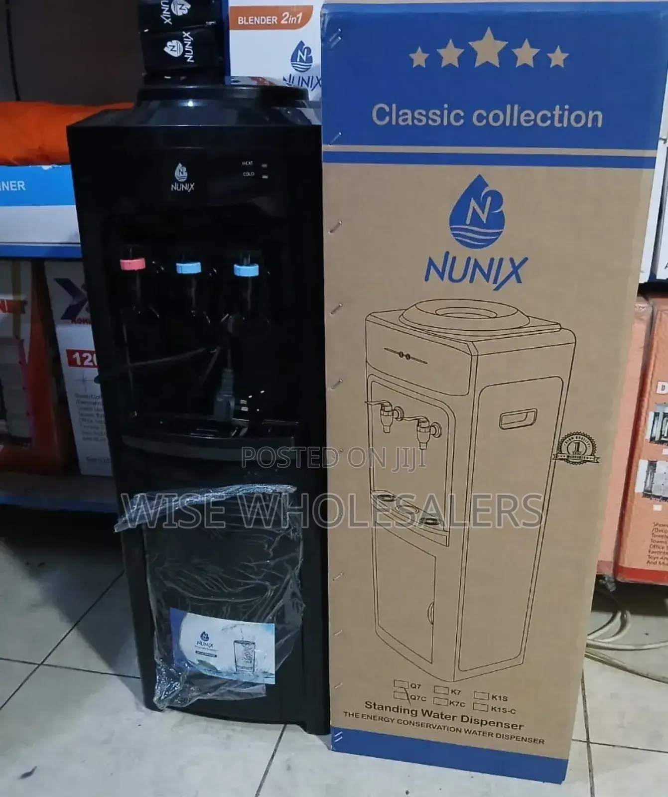 Nunix Q7c 3 Taps Hot, Normal And Cold Water Dispenser ^