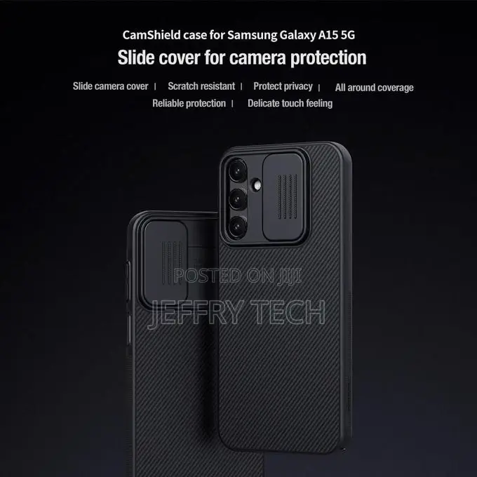 Nillkin for Samsung A15 5G Case With Camera Cover,Galaxy A15