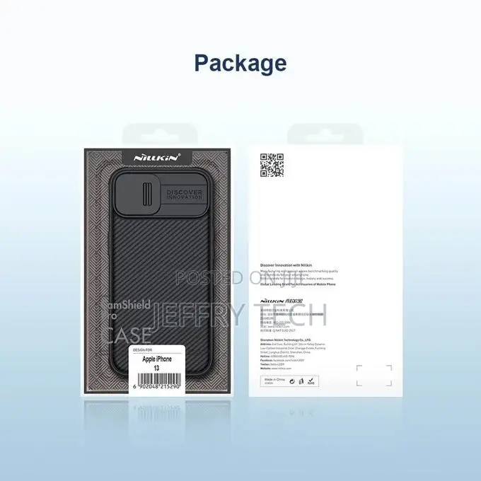 Nillkin for iPhone 13 Nillkin Cam Shield Pro Case