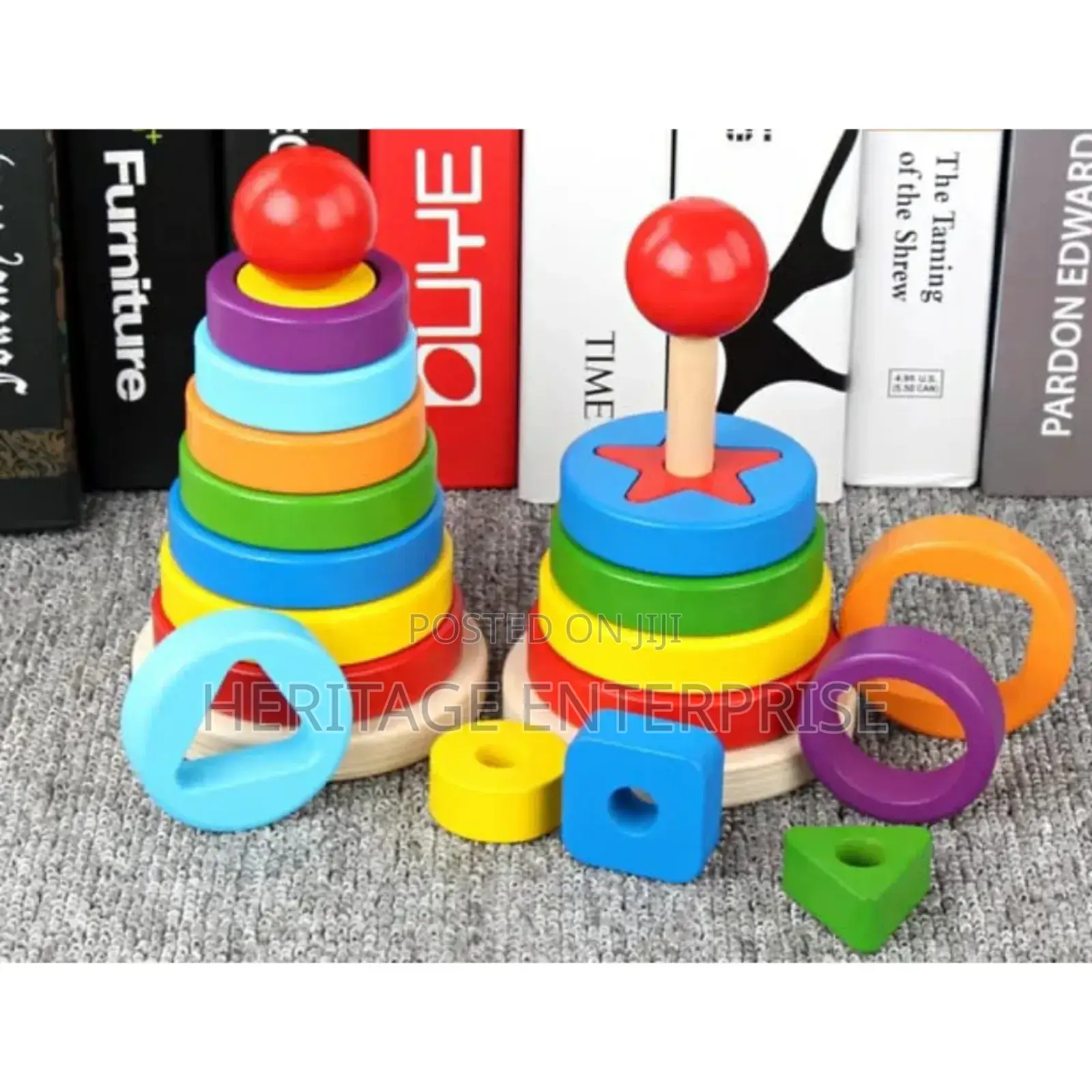 Rainbow Towers Wooden Tower