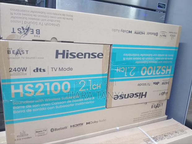 Hisense Hs 2100 2.1 Sound Bar - main view