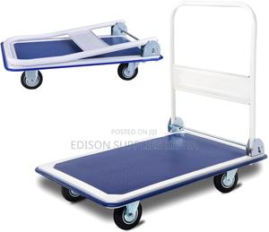 Platform Hand Truck Trolley Foldable 150kgs Load Wt Wheels - thumbnail 2