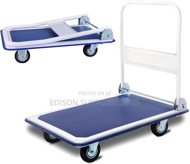 Platform Hand Truck Trolley Foldable 150kgs Load Wt Wheels - main view