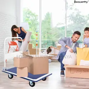 Platform Hand Truck Trolley Foldable 150kgs Load Wt Wheels