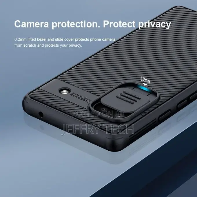 Nillkin Case for Google Pixel 6A, Slidding Camera Cover, Twi