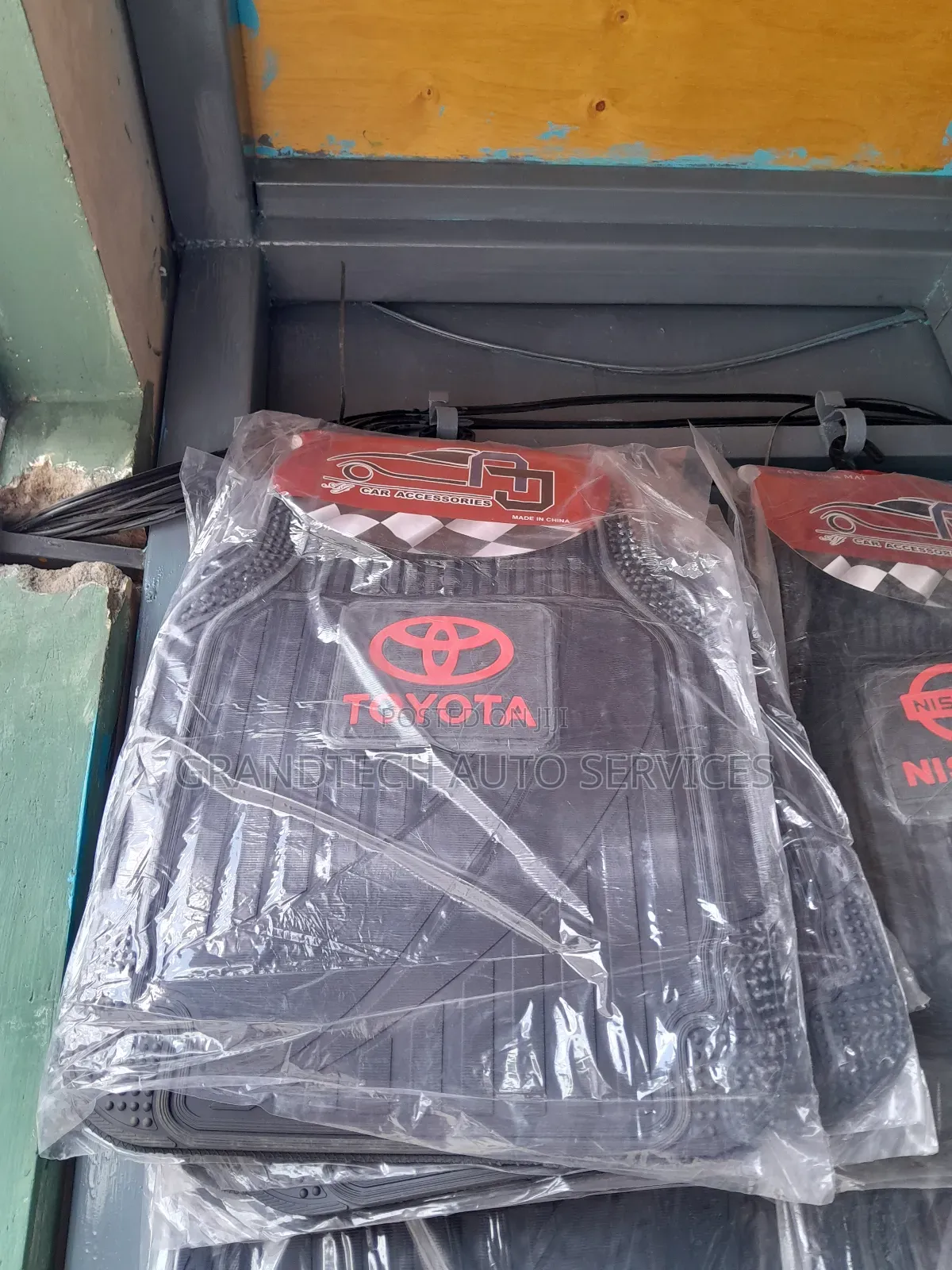 Toyota Branded Black Red Mats