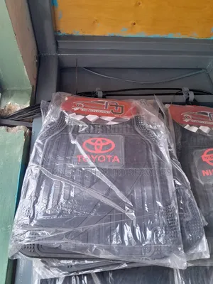 Toyota Branded Black Red Mats