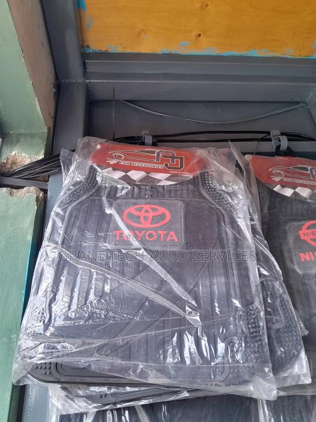 Toyota Branded Black Red Mats