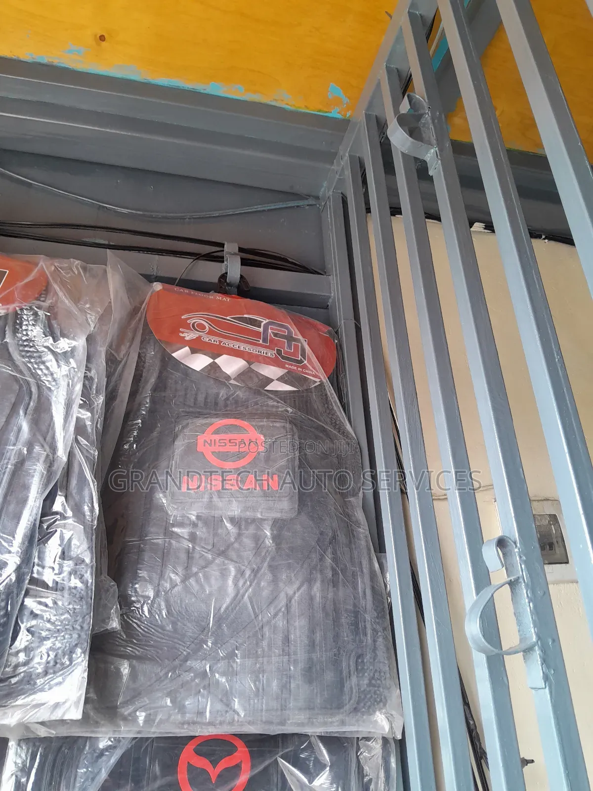 Nissan Black Red Branded Mats
