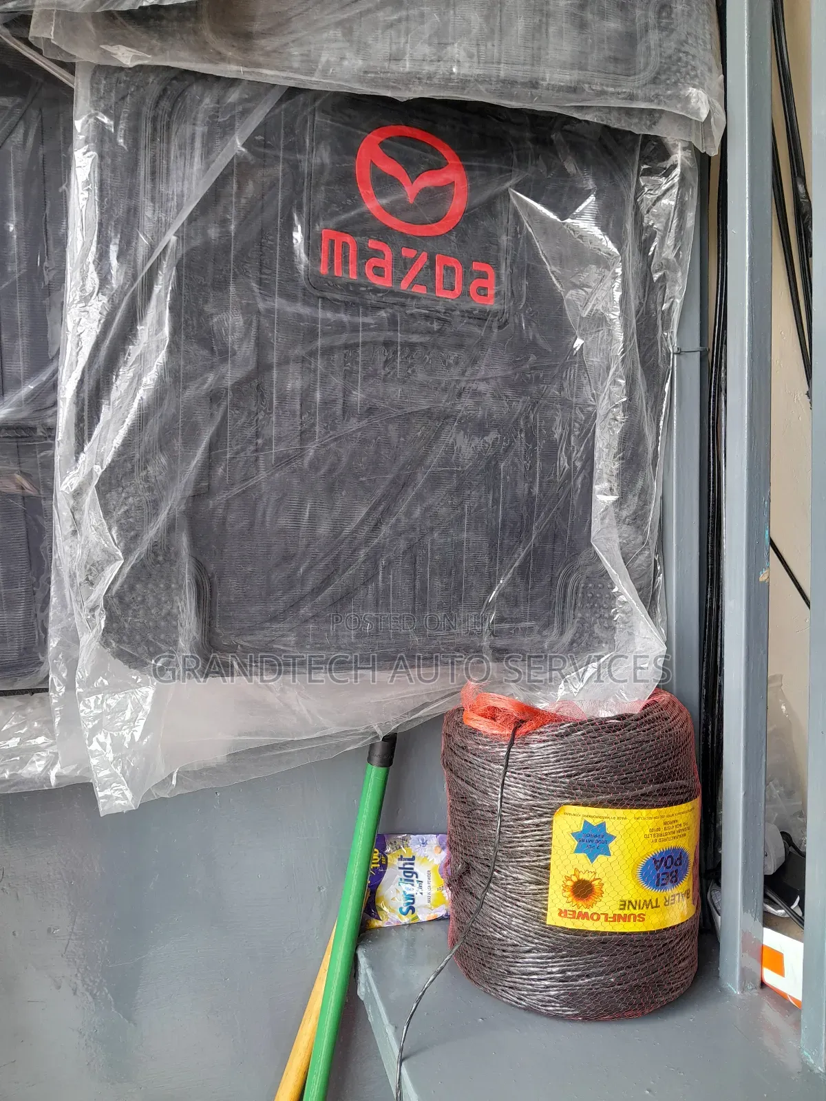 Mazda Black Red Branded Mats