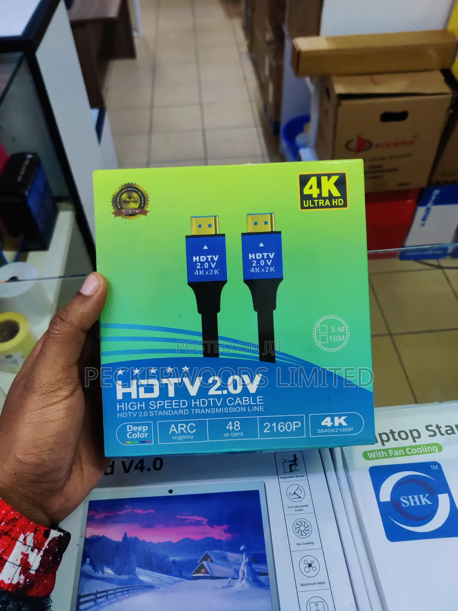 Genuine HDMI to HDMI 2.0 v Cable, Support at 60hz