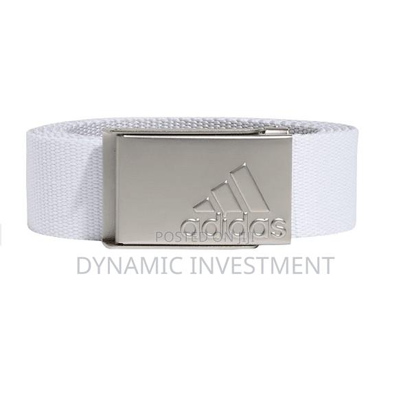 Adidas Golf Reversible Webbing Belt-White - main view