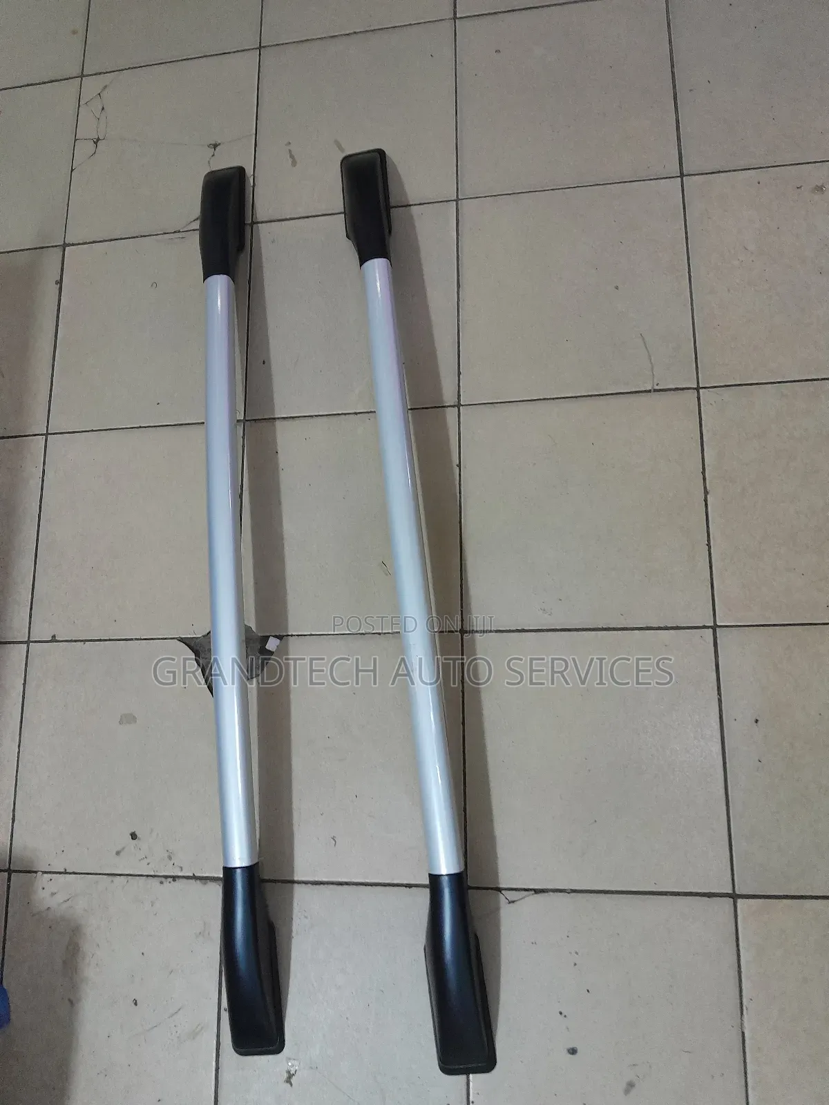 Car Black Silver Mini Roof Rails