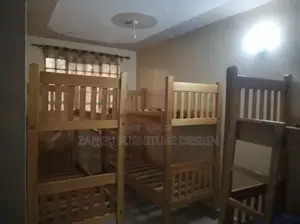 Modern Hardwood Double Decker Beds