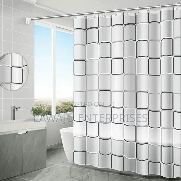 Rectangle Patterned PVC Shower Curtains