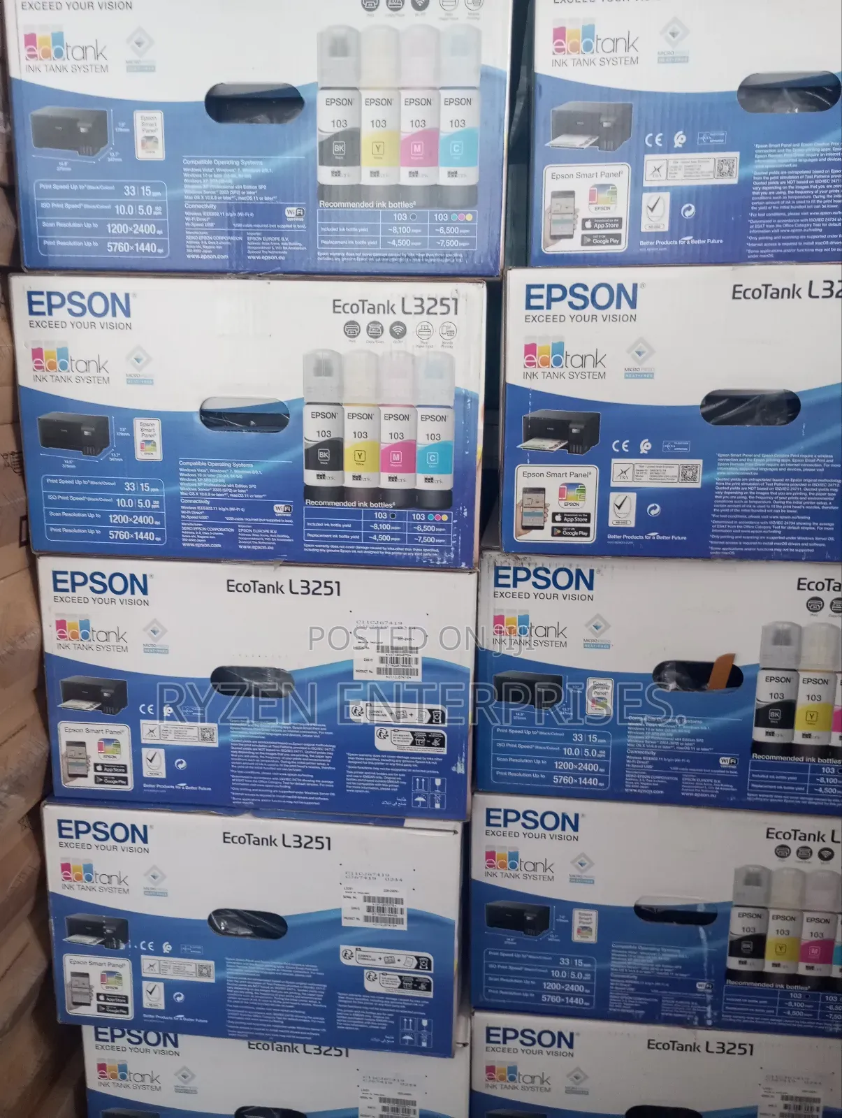 Epson L3251 L3251 Inkjet Colour Printer