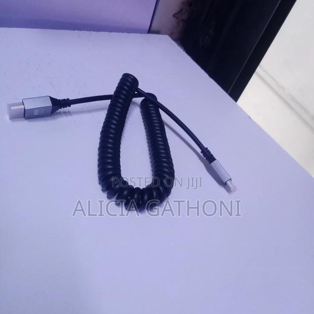 2mtrs Spiral Mini HDMI to HDMI Cable