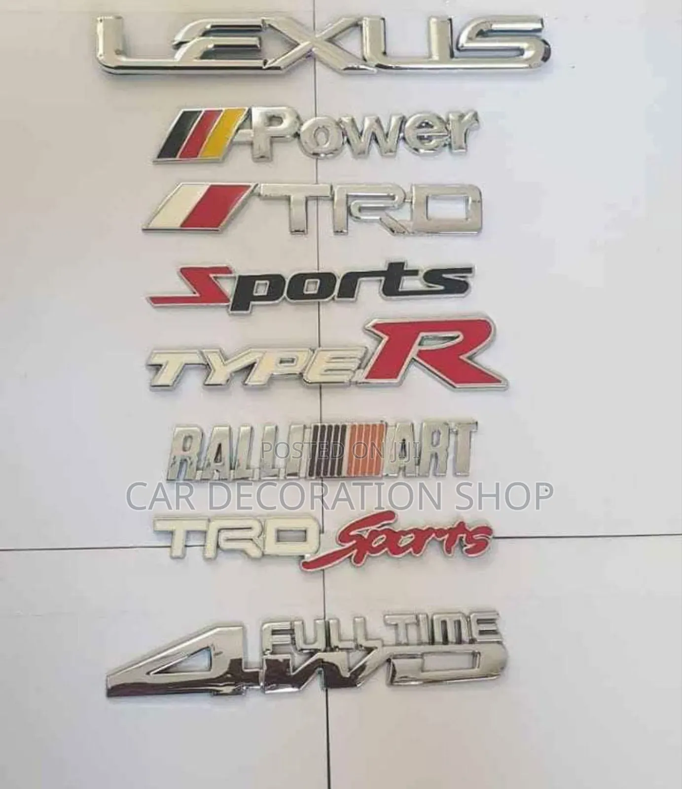 Ralliart,Trd,Type R,Sport Badges