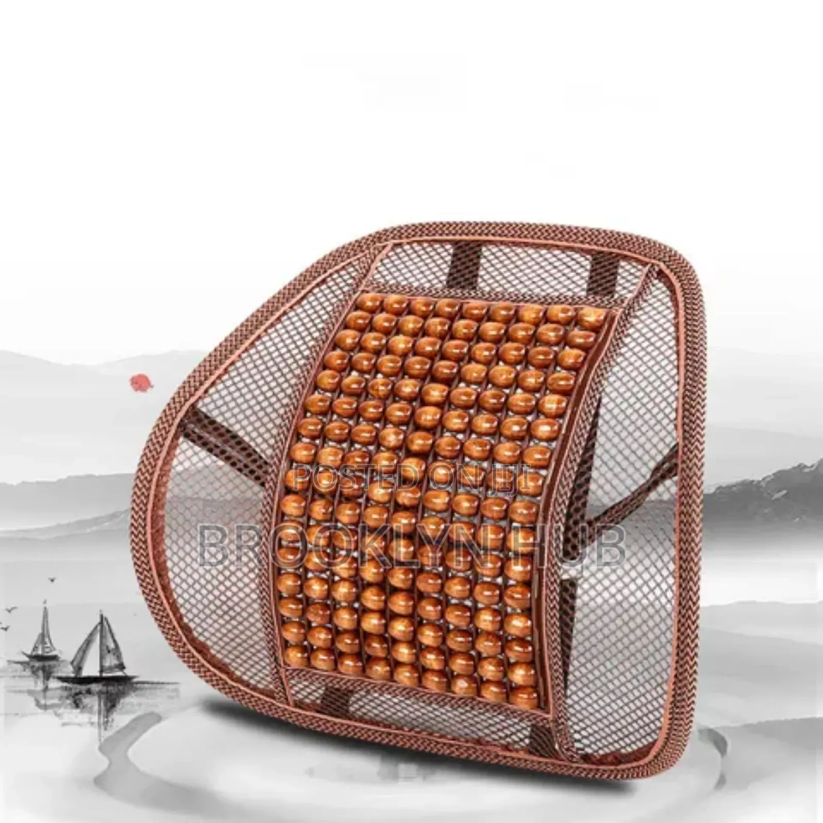 Beaded Car Seat Office Chair Beaded Back Rest