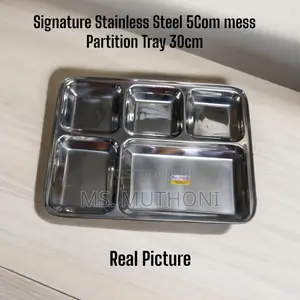 360265 Signature Stainless Steel 5com Mess Partition Tray