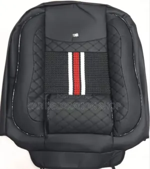 Black Leather Wipeable Seat Top Cloth Cover