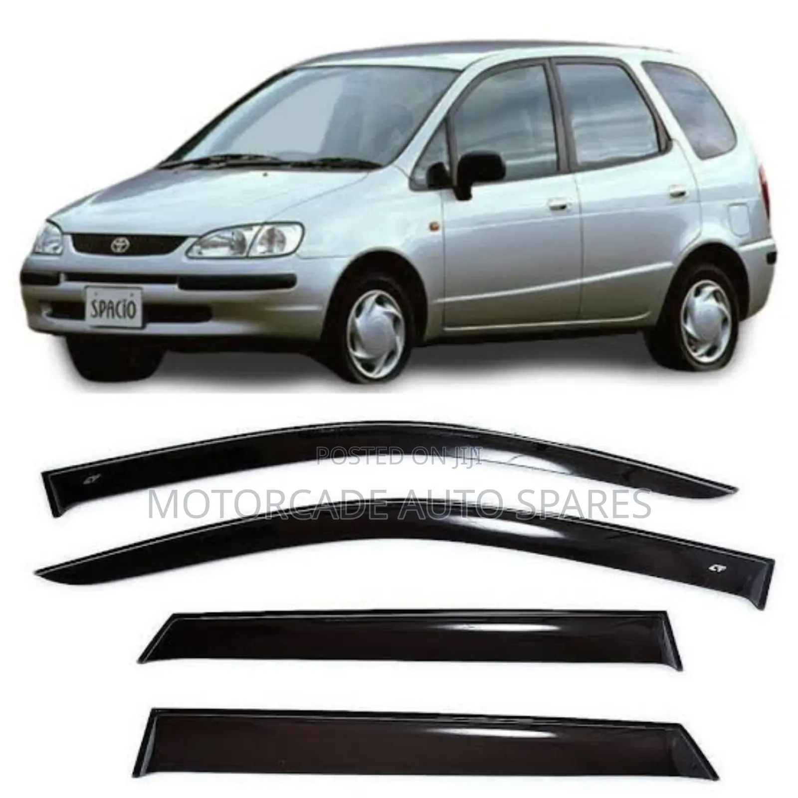 Toyota Spacio Windbreakers/Window Visors Set