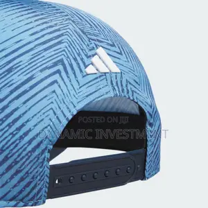 Adidas Golf Tour 3-Stripes Print-Light Blue