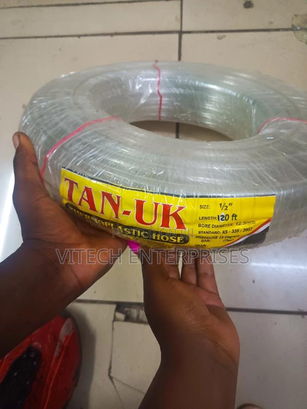 1/2 Inch 120ft Clear Pipe - main view