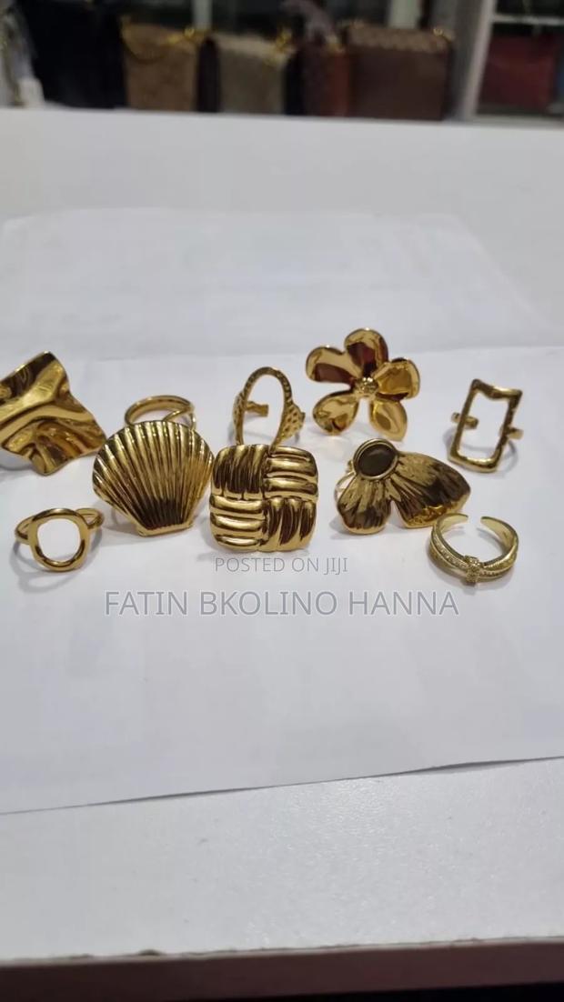 S.Steel Chunky Rings - main view