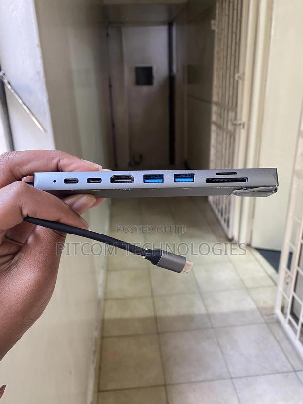 8 in 1 Type -C HUB /8 Ports HUB Type -C - thumbnail 2