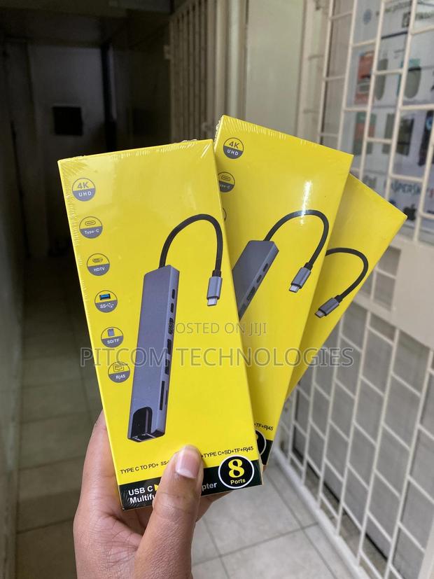 8 in 1 Type -C HUB /8 Ports HUB Type -C - thumbnail 6