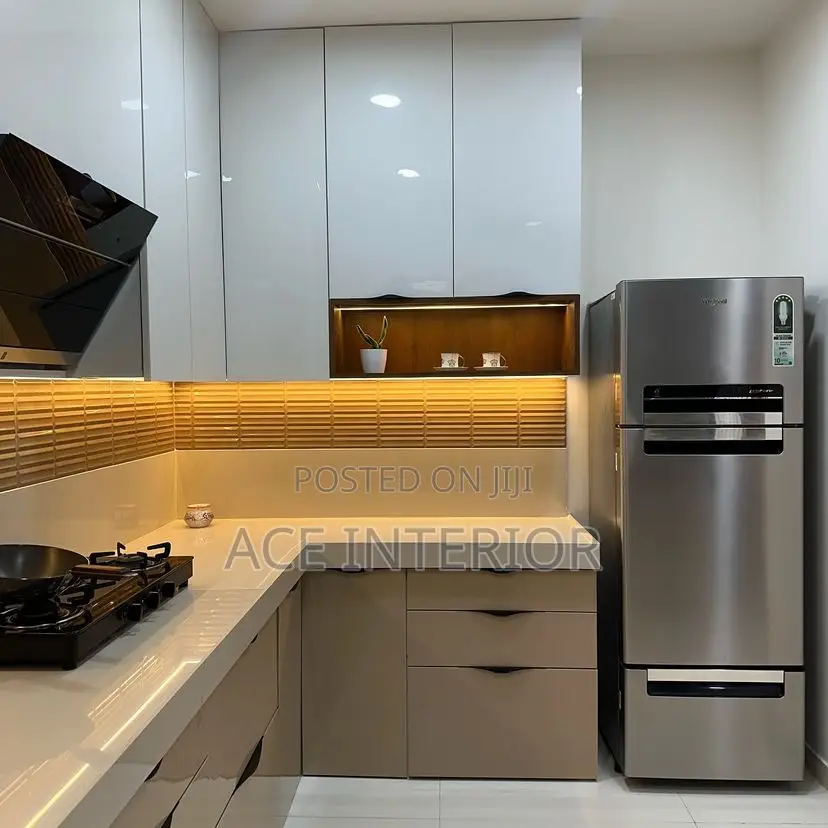 Glossy Finish Kitchen Cabinets in Nairobi Central - Furniture, Ace Interior | Jiji.co.ke
