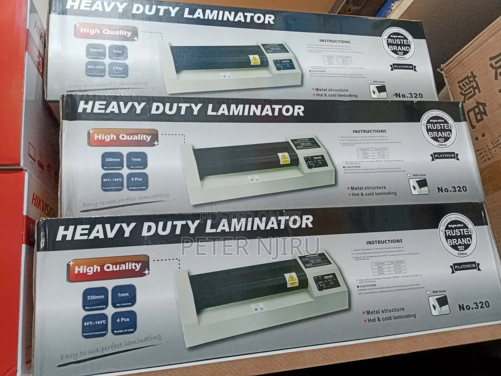 High Quality Heavy Duty A3 Laminator