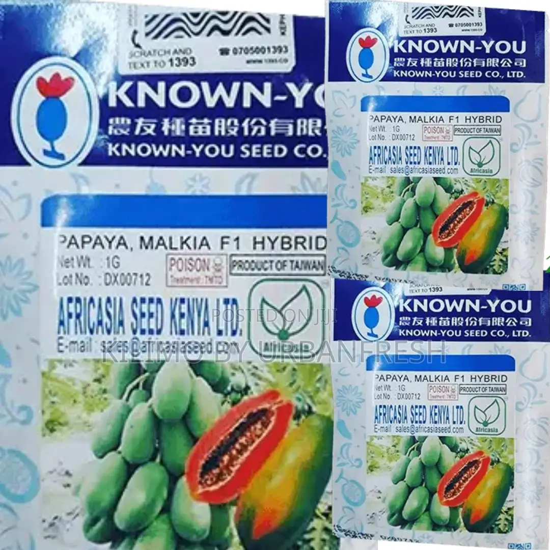 Papaya Malkia F1 (60 Seeds 1 Gram KSHS 3,890
