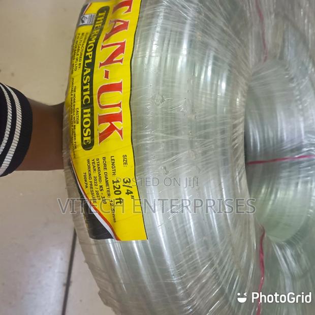 3/4'' Clear PVC Hose Pipe-120ft - main view