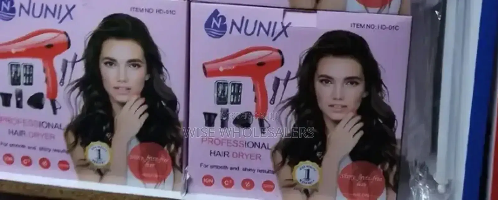 Nunix 2200w Blow Dry Hair Dryer Hd01c✓