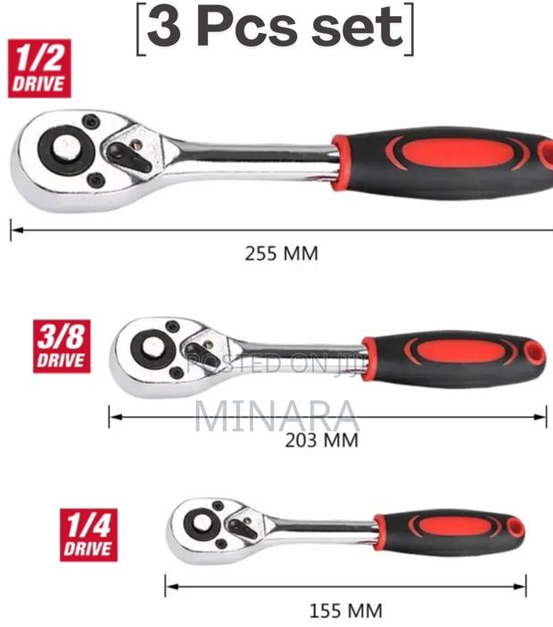 3 PCS Ratchet Wrench - thumbnail 2