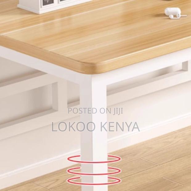 Office Desk: 1.2 Meters Wooden Top Computer Desk - thumbnail 6