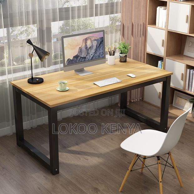 Office Desk: 1.2 Meters Wooden Top Computer Desk - thumbnail 7