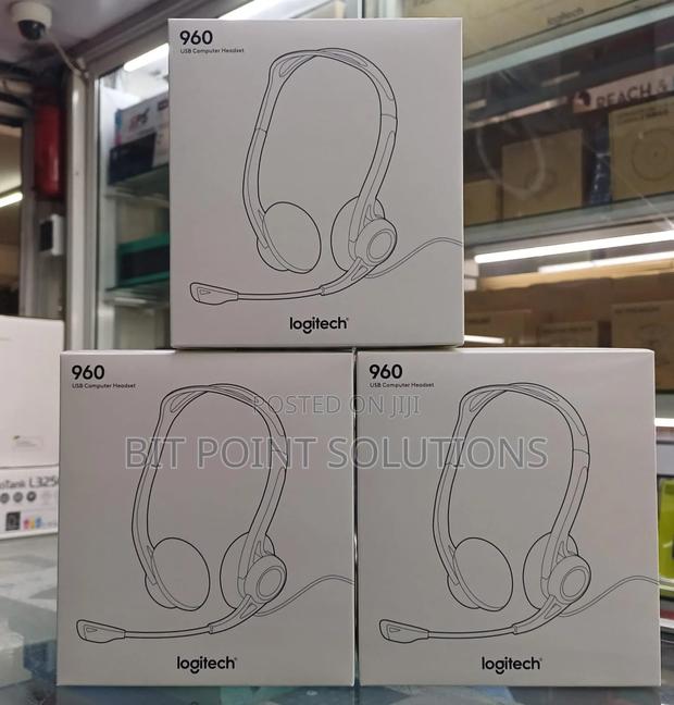 Logitech H960 Headphones With Noise Cancelling Mic '! H960